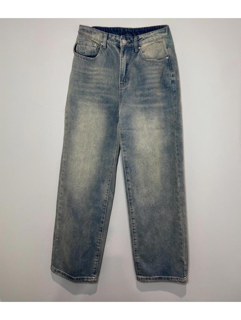 Straight leg jeans